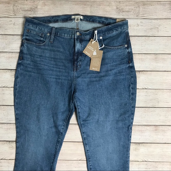 NWT Madewell "The Eco Collection" 9" High-Rise Skinny Jeans Size W34 - Picture 8 of 16